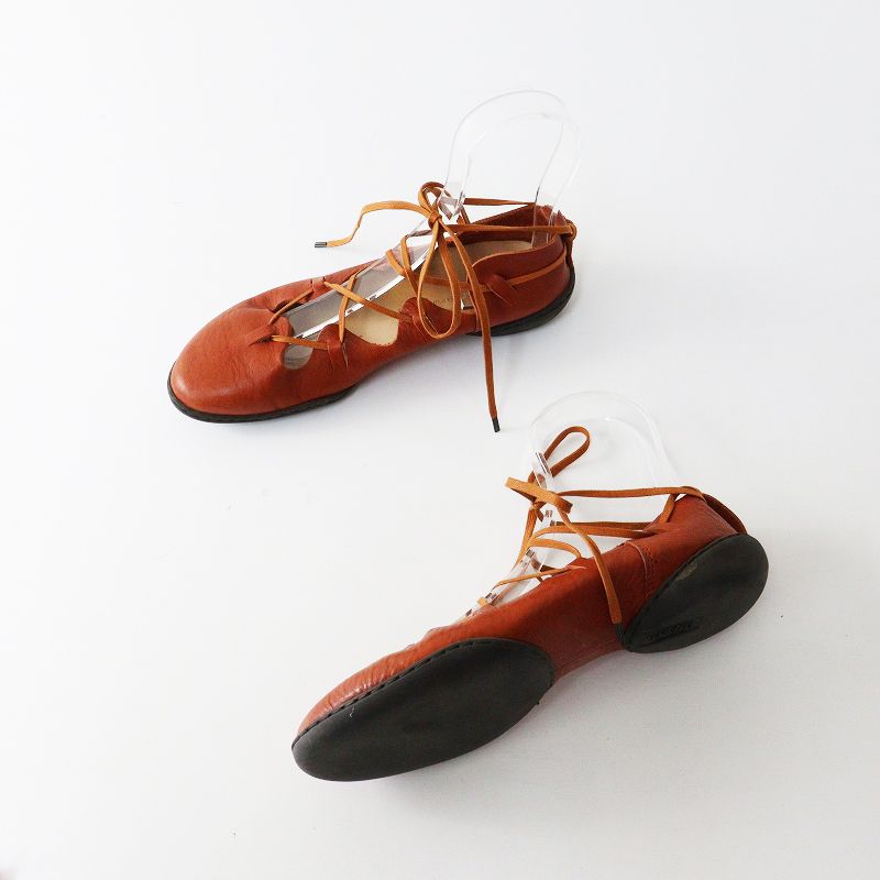 トリッペン　ブラウン　レザー レースアップシューズ 37 トリッペン ブラウン レザー レースアップシューズ 37