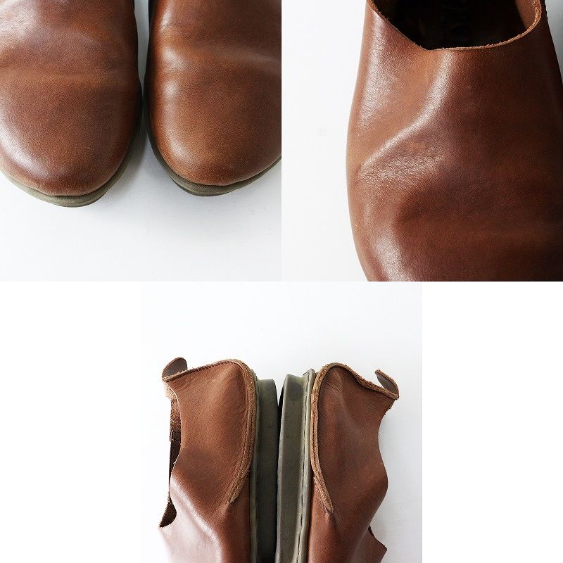 トリッペン Trippen Common レザー スリッポン シューズ ｜ブラウン