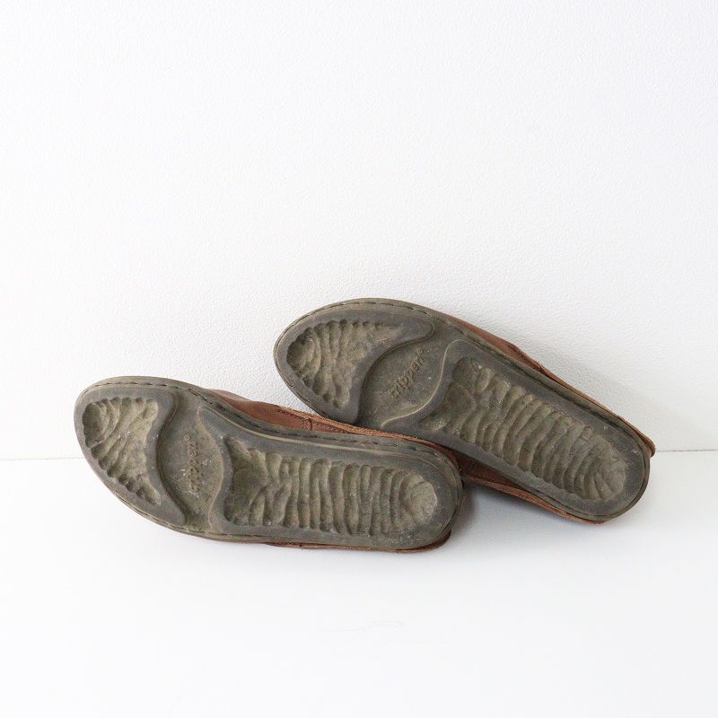 トリッペン Trippen Common レザー スリッポン シューズ ｜ブラウン