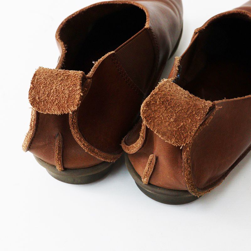 トリッペン Trippen Common レザー スリッポン シューズ ｜ブラウン