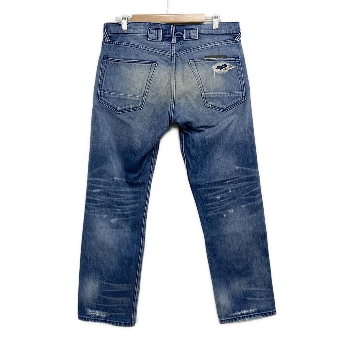 Ron Herman ロンハーマン ジーンズ サイズ32 XS レディース - ライトブルー TALLEY フルレングス ダメージ加工