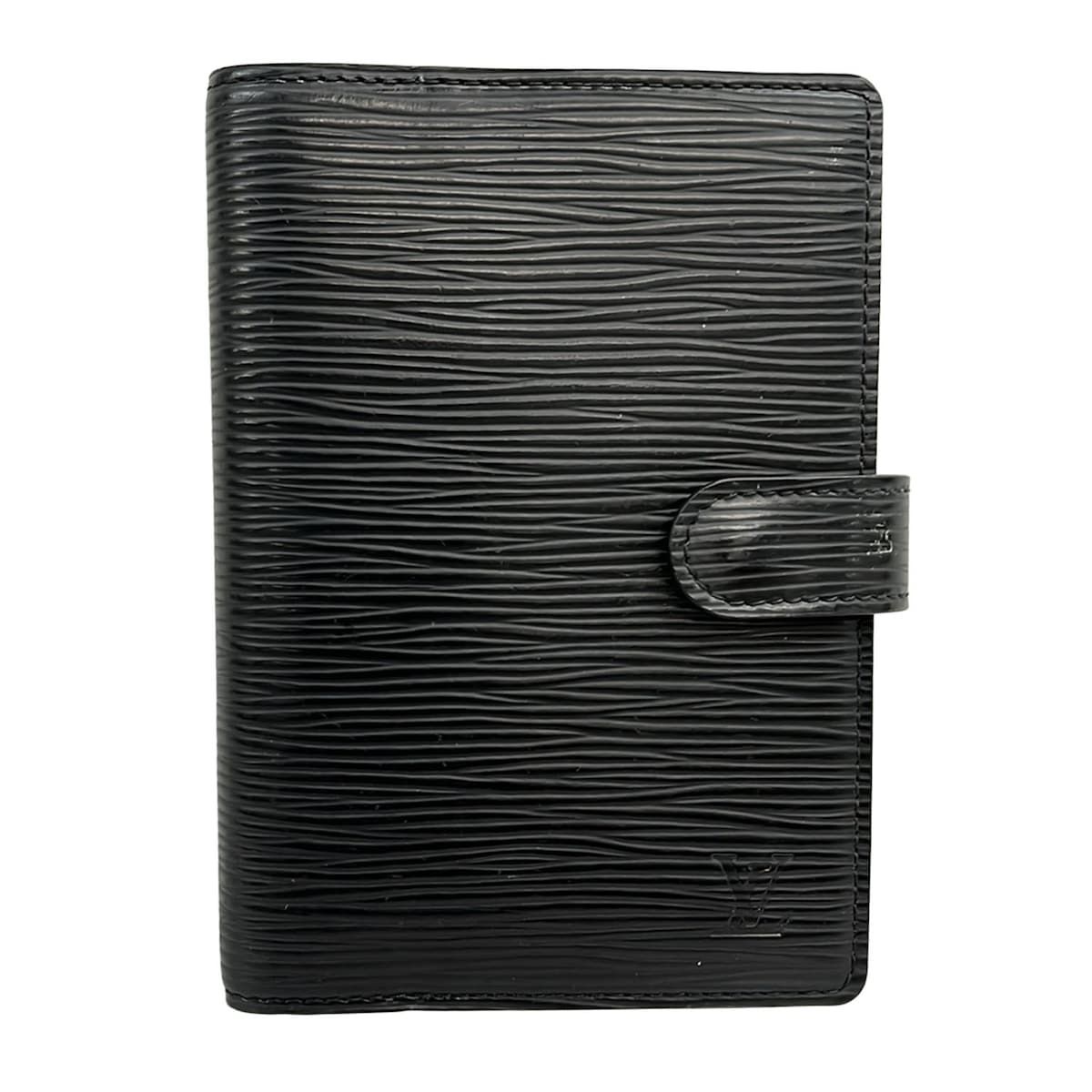 LOUIS VUITTON ルイヴィトン 手帳 エピ アジェンダPM R 20052 ノワール イニシャル刻印 レザー
