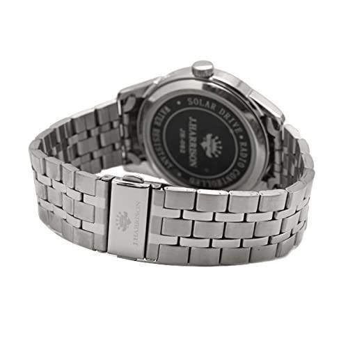 J.HARRISON ジョンハリソン JH-082MGB 天然ダイヤ4石 ソーラー電波