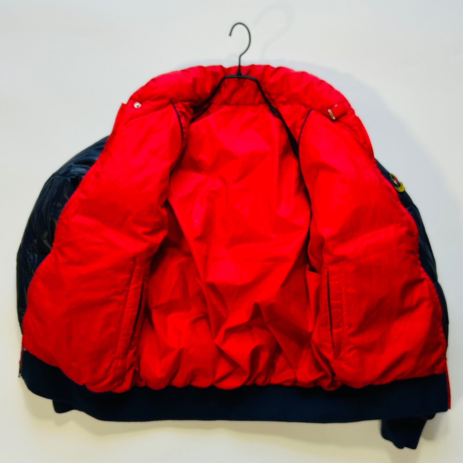 希少 80s モンクレール アシックス期 リバーシブル ダウン 刺繍ワッペン