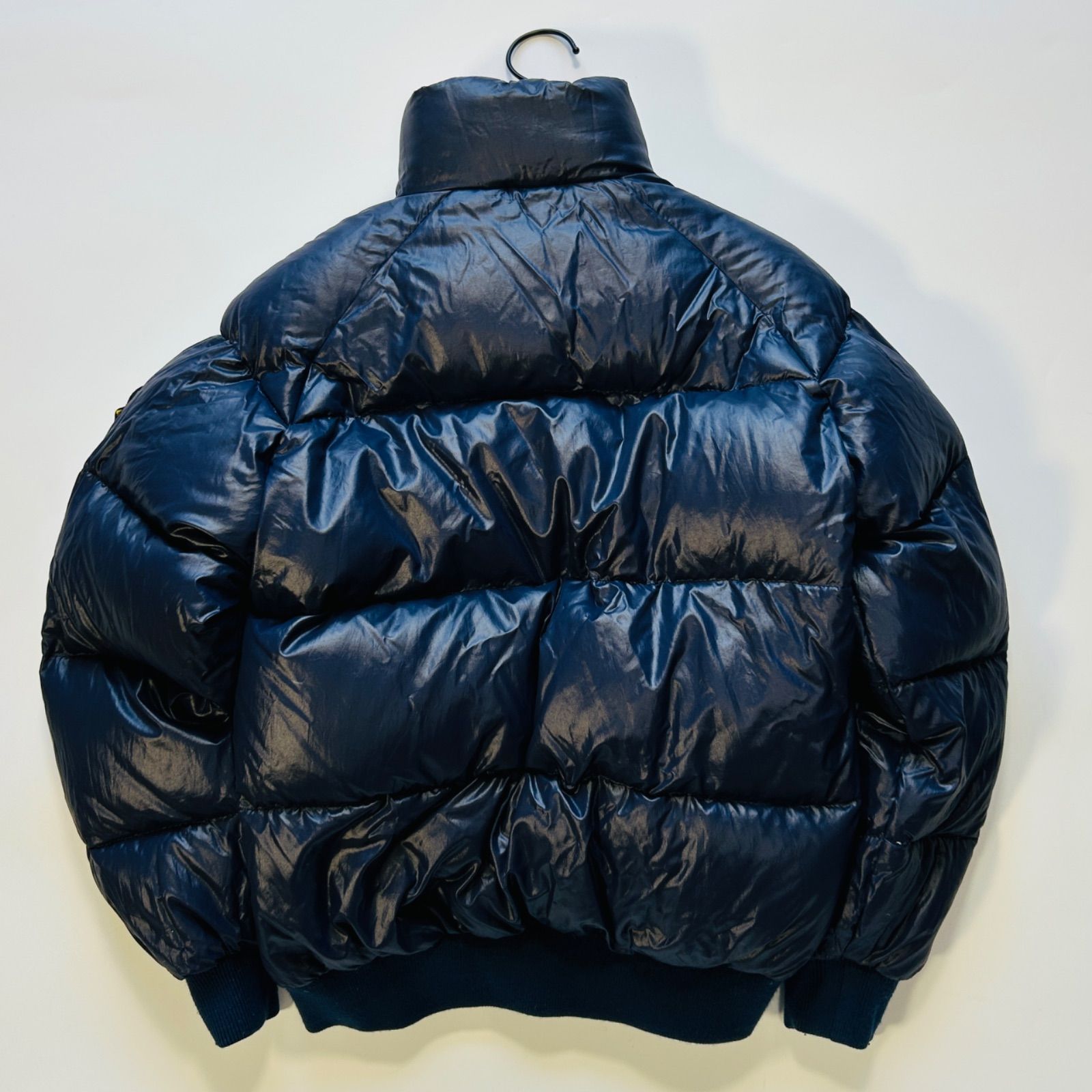 【希少・超肉厚】 モンクレール ワッペンロゴ リバーシブル M ダウンジャケット 希少 MONCLER by asics モンクレール アシックス ダウンジャケット