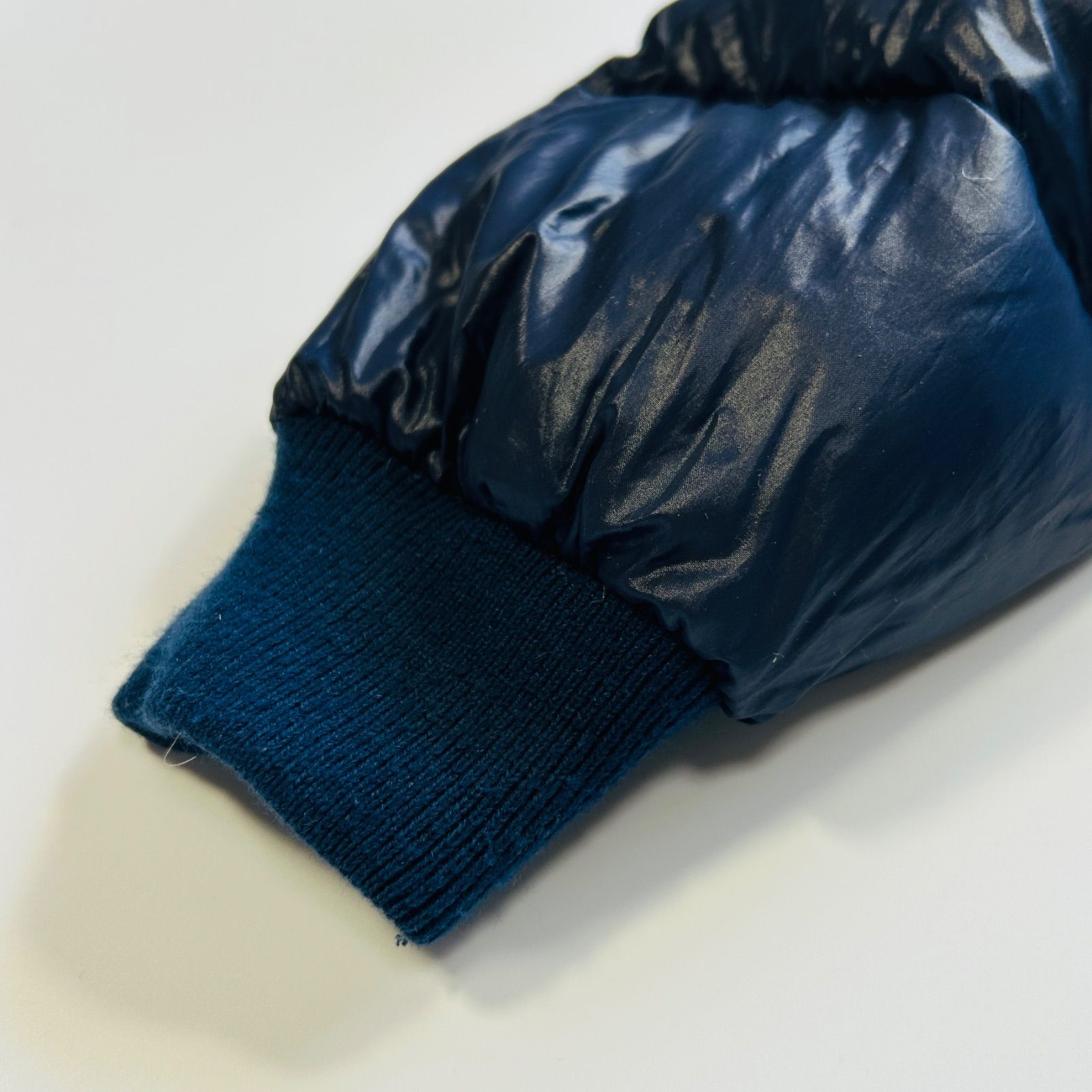 希少 80s モンクレール アシックス期 リバーシブル ダウン 刺繍ワッペン