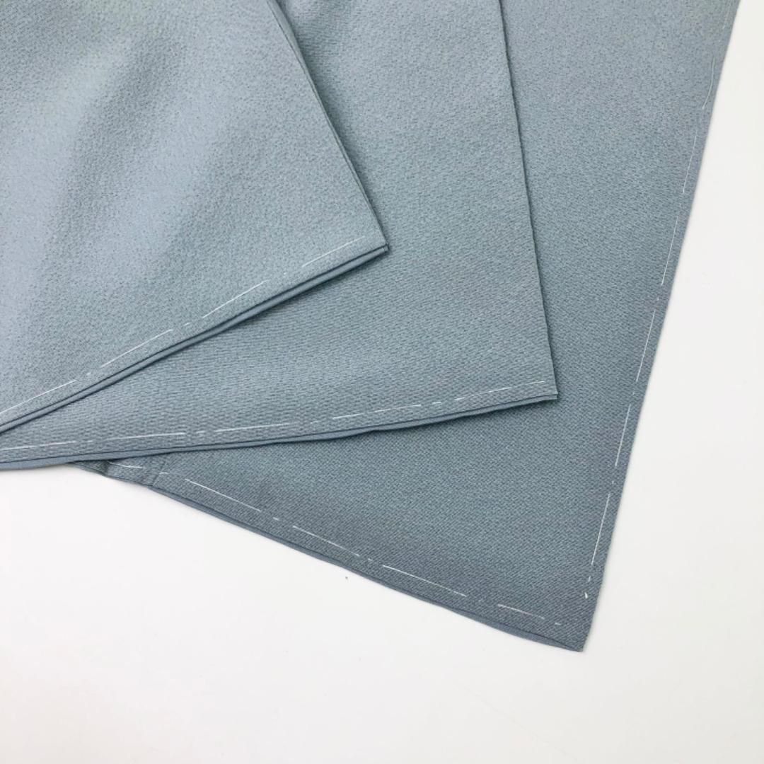 色無地 鬱金染 ウコン染 空鼠色 縮緬 しつけ糸 K-5623 - メルカリ