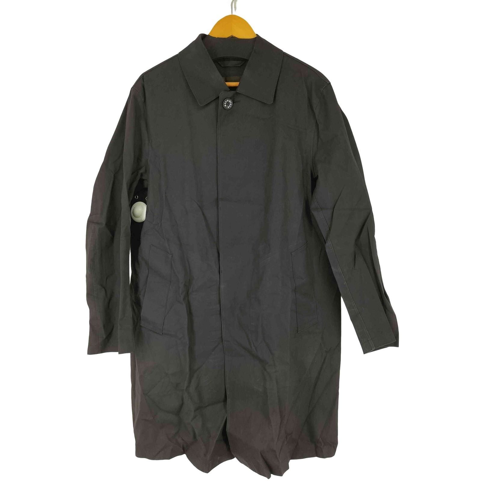 MACKINTOSH ステンカラーコート 42 ブラック マッキントッシュ Mackintosh ステンカラーコート メンズ 42