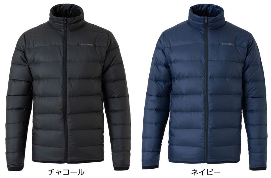 WJ 012 V テックダウンジャケット チャコールXL