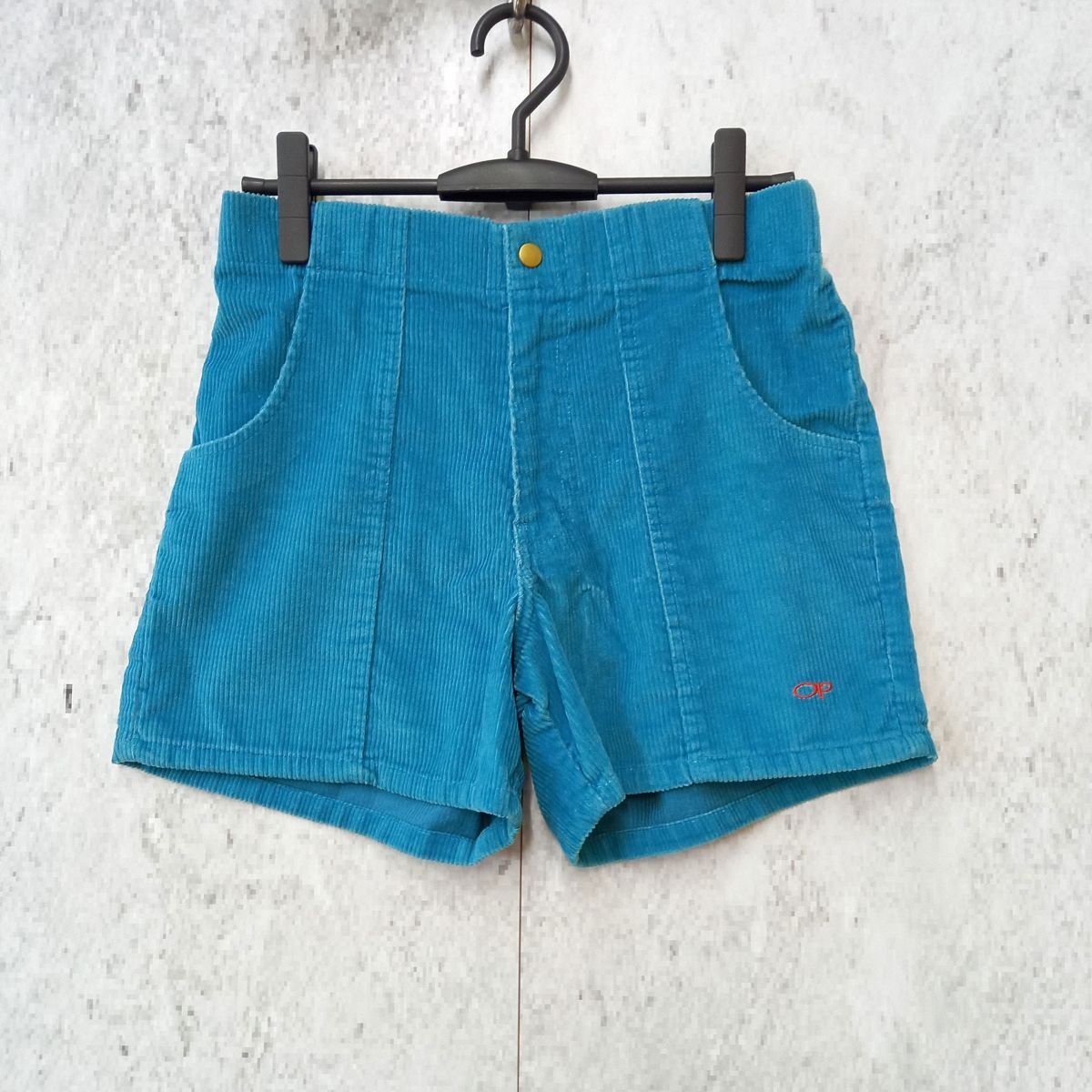 Ocean Pacific オーシャンパシフィック コーデュロイ ショートパンツ サーフィン 80’s 90’s ヴィンテージ ビンテージ ブルー Mサイズ 〇