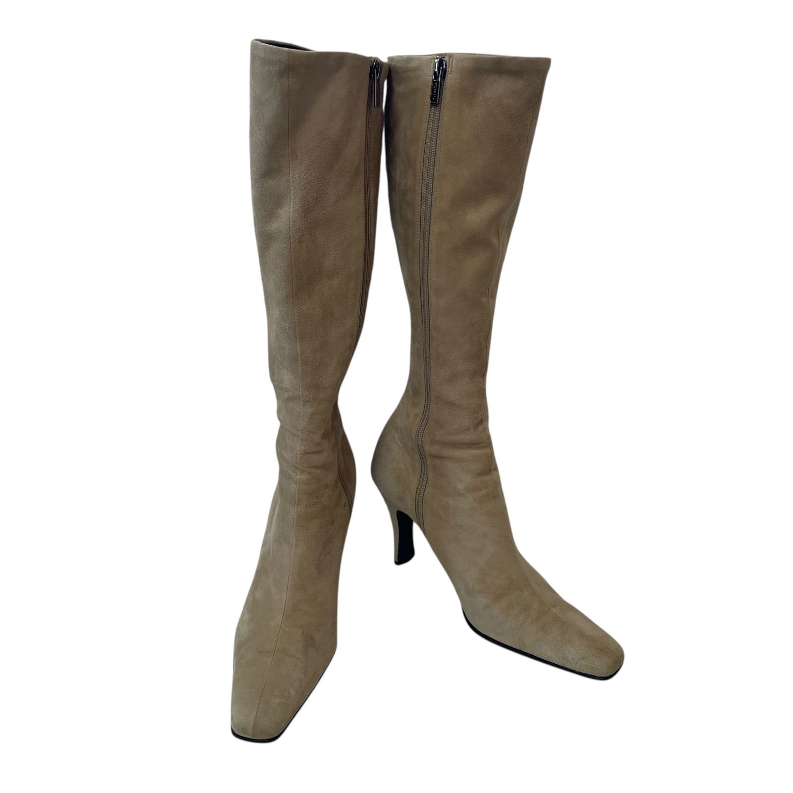 ZM1640 GINZA DIANA ダイアナ ロングブーツ ヒール スエード素材