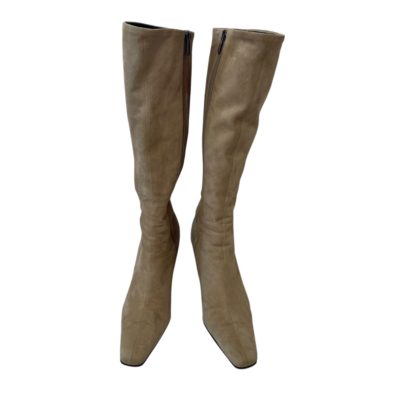 ZM1640 GINZA DIANA ダイアナ ロングブーツ ヒール スエード素材