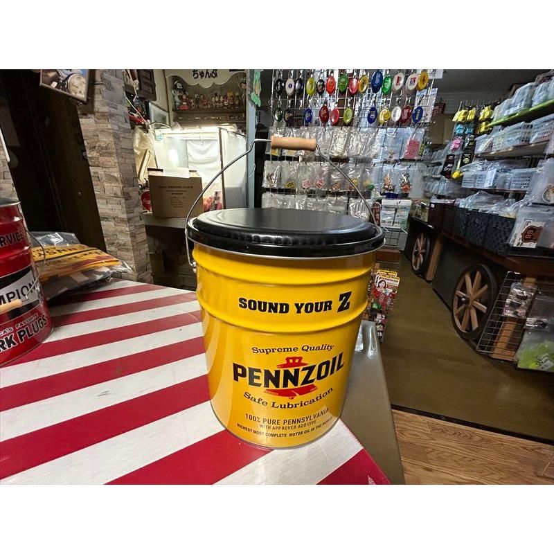 オイル缶 スツール ペンズオイル 椅子 アメリカン雑貨 - PENNZOIL 新品