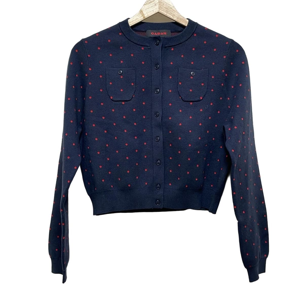 CABaN(キャバン) カーディガン サイズF レディース美品 - ダーク