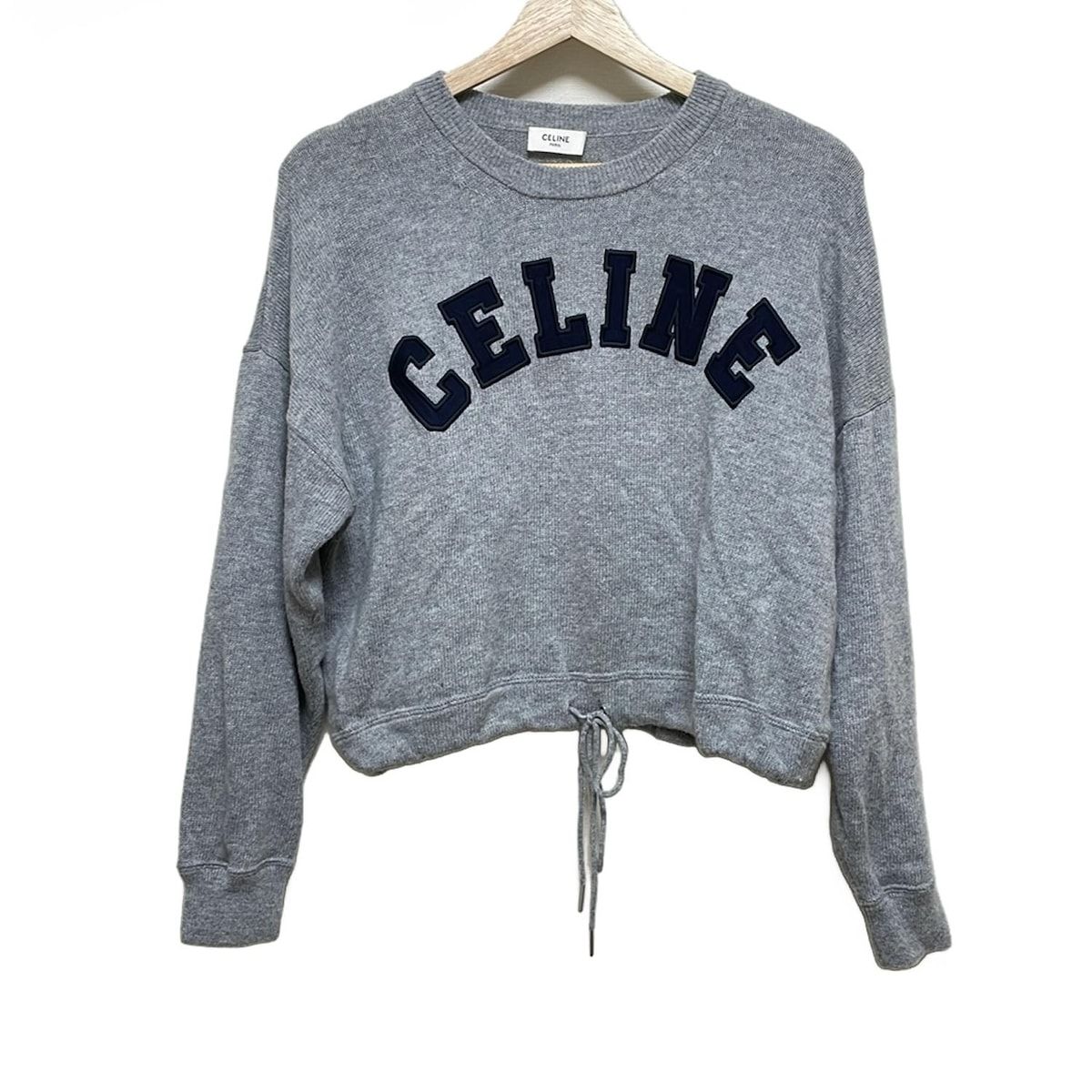 CELINE(セリーヌ) 長袖セーター サイズXS レディース - ライトグレー