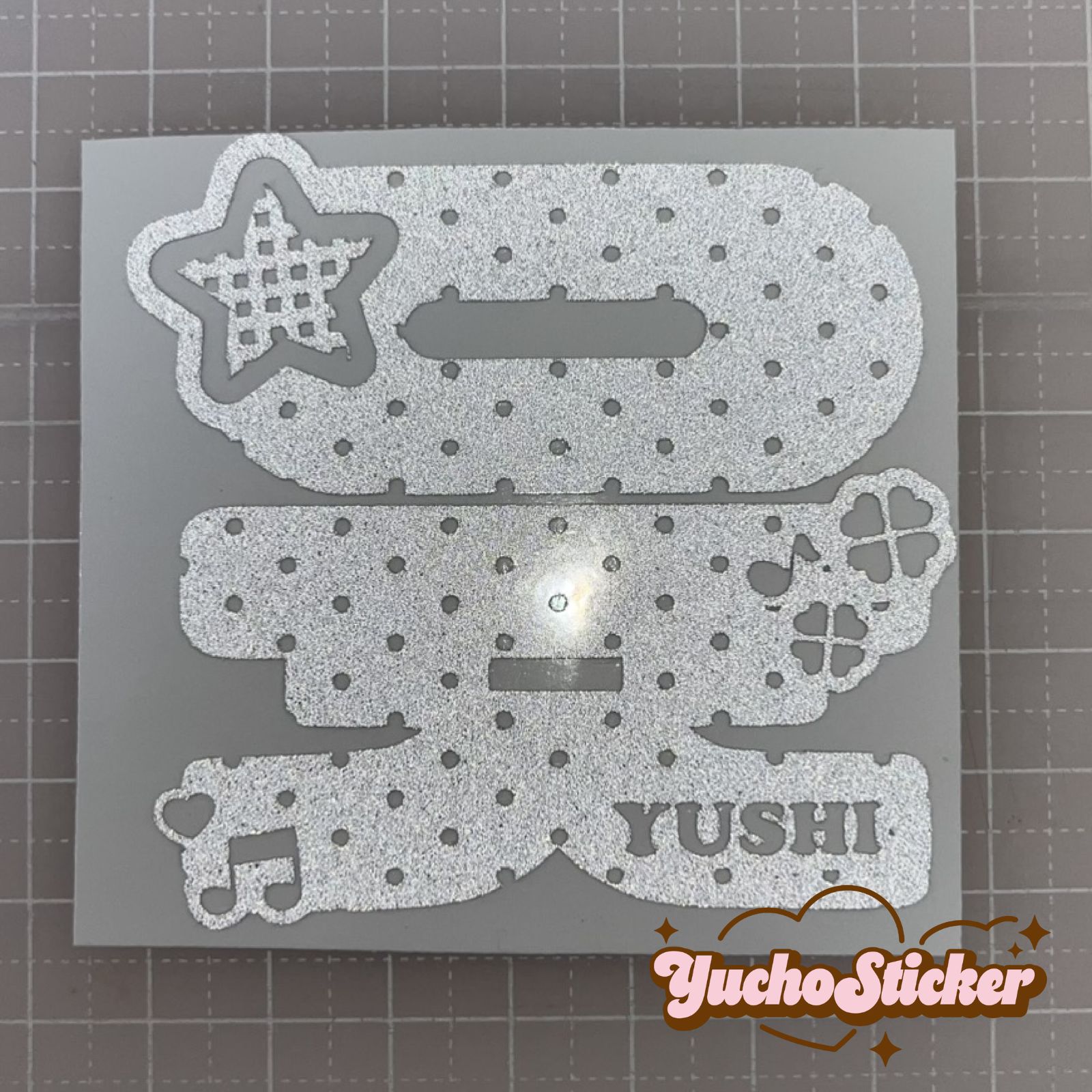 NCTWISH ペンライトステッカー 草鈍器 ユウシ 平成ハングルver KPOP