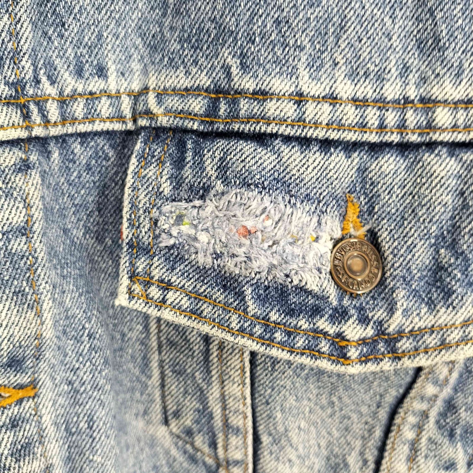 リーバイス Levis ×JS WORKS リメイク ドッキング デニム オーバー