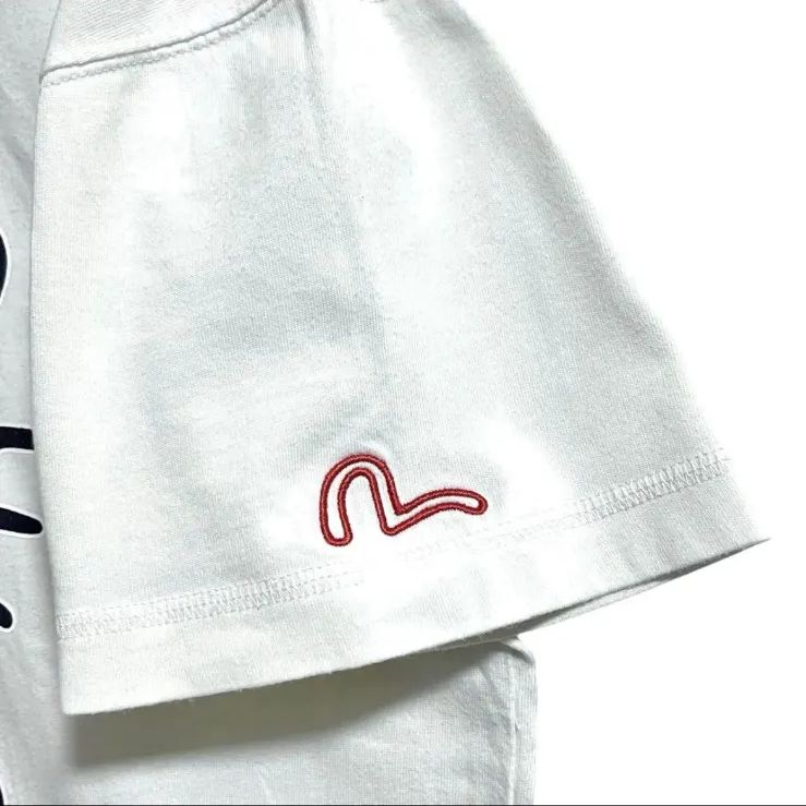 EVISU エヴィス 半袖 Tシャツ ハローキティ コラボ ホワイト kitty