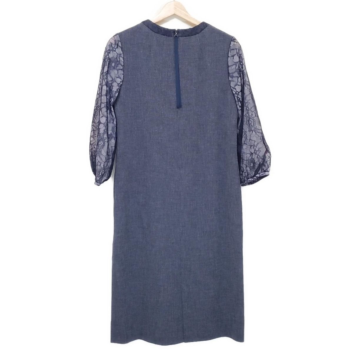 Leilian(レリアン) ワンピース サイズ9 M レディース美品 - ネイビー