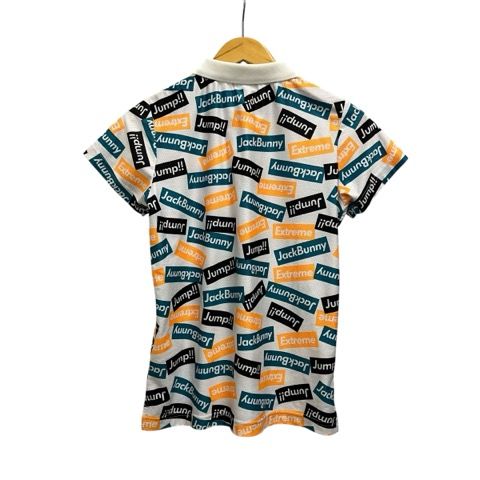 ジャックバニー Jack Bunny ポロシャツ 半袖 総柄 263-2160536 0 白