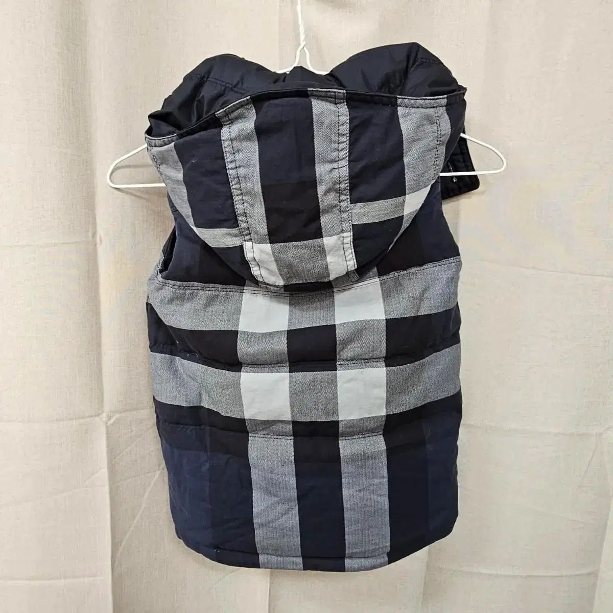  バーバリーキッズ リバーシブル ダウンベスト ネイビー 5 Y その他 ジャケット ブルゾン