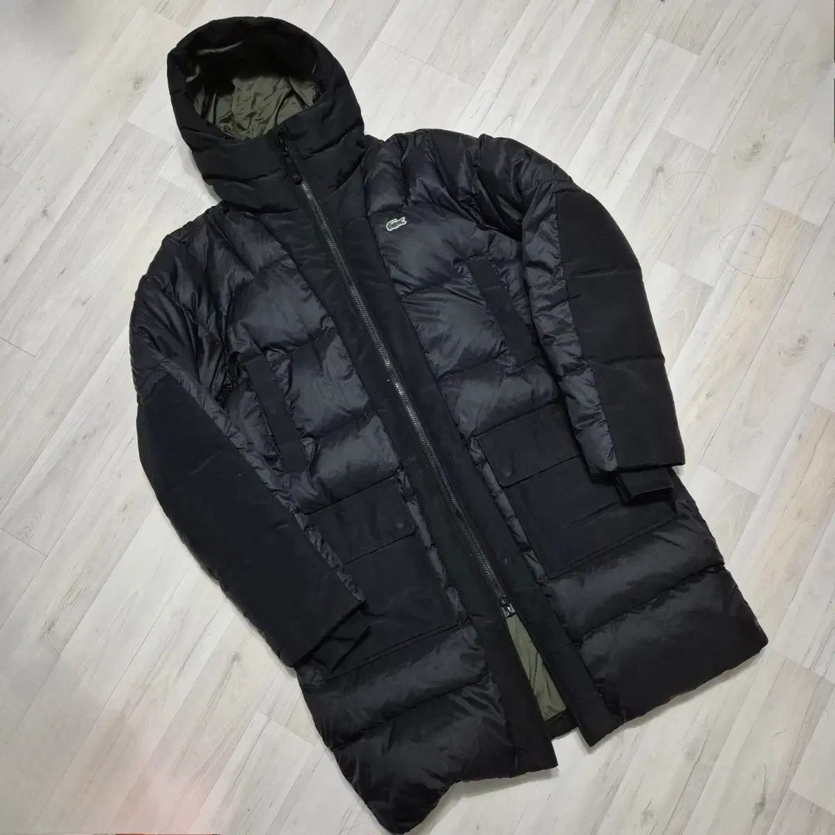 LACOSTE ラコステ ブラック Black ロング Long ダック Duck ダウン 