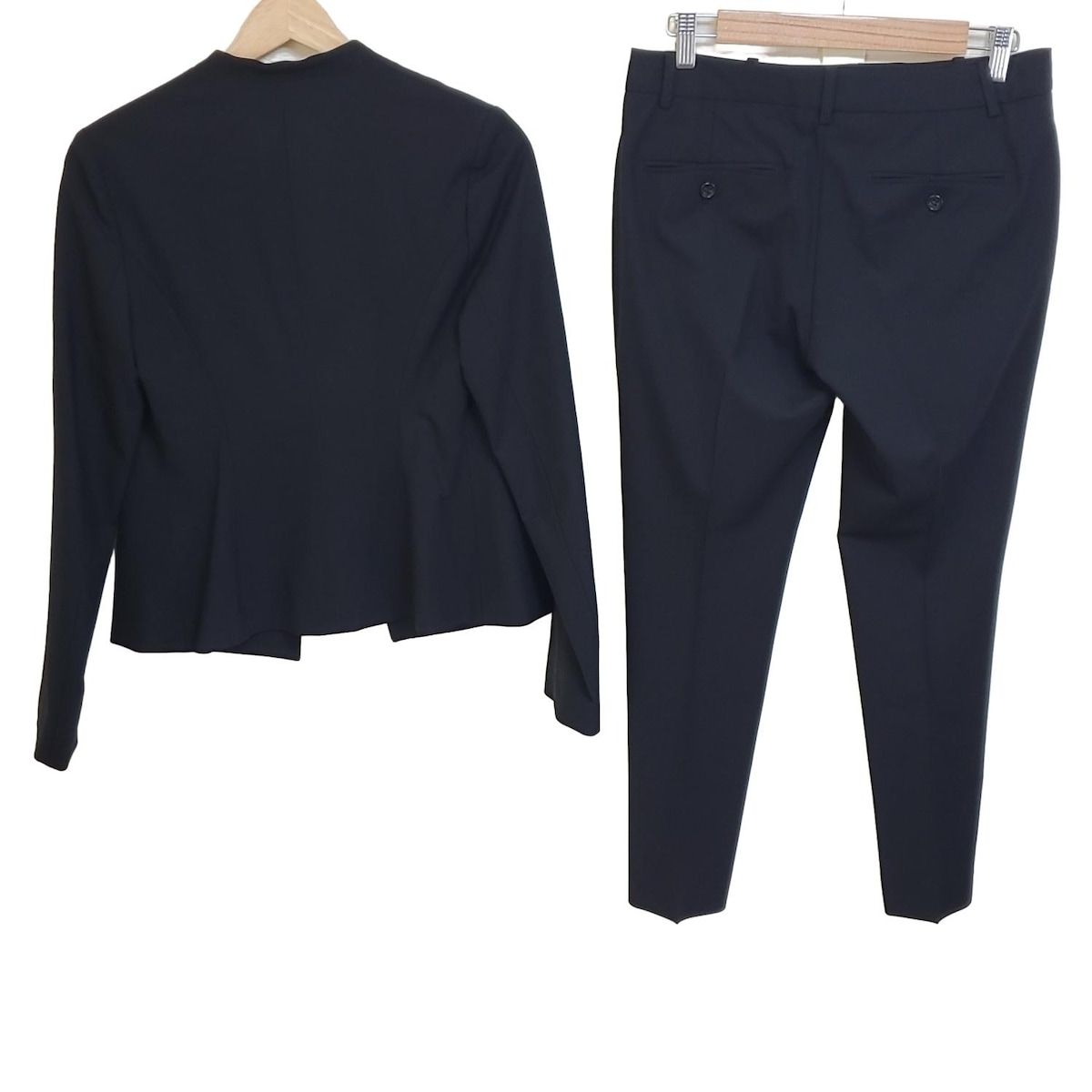 theory セオリー レディースパンツスーツ レディース - 黒 ノー