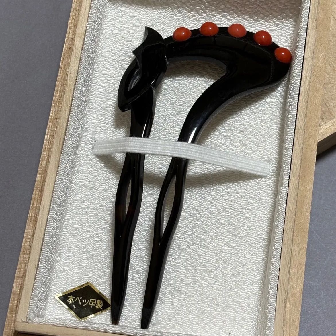 かんざし 鼈甲簪 京都祇園かづら清老舗 本鼈甲 珊瑚 桐 き