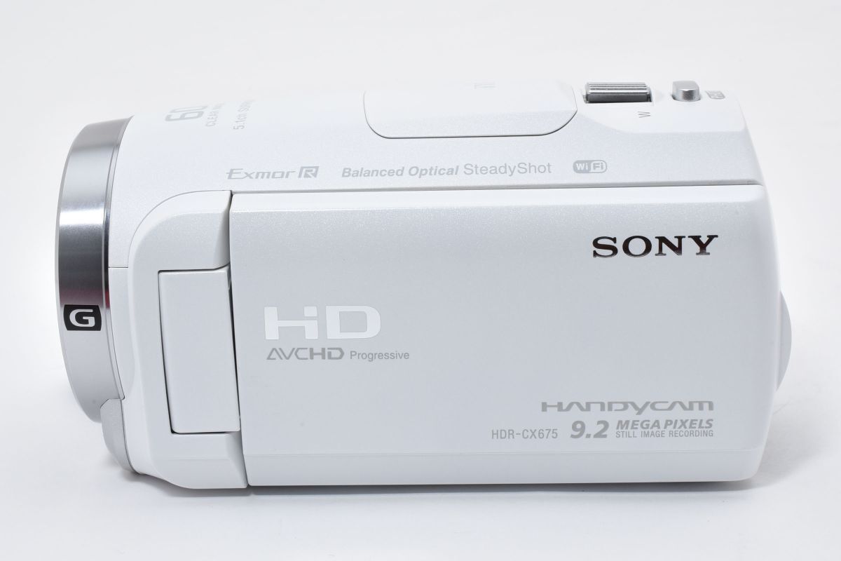 Sony HDR-CX675 ホワイト HDビデオカメラ なりた HDR-CX675 SONY ビデオカメラ ハンディカメラ Amazon.co.jp