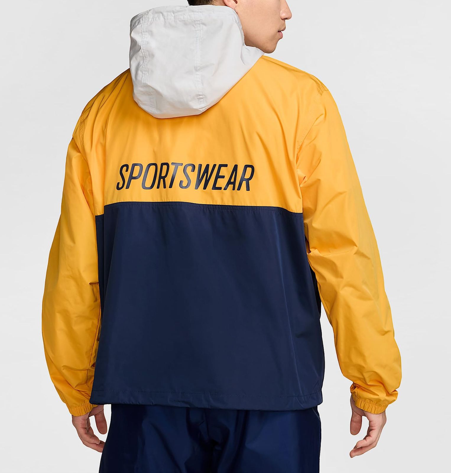  ナイキ クラブ マリーナ アノラック ジャケット ウインドブレーカー NIKE HJ 1958-739 ユニバーシティゴールド|ミッドナイトネイビー|フォトン 739 ユニバーシティゴールド|ミッドナイトネイビー|フォトンダスト|ミッドナイトネイビー L その他 時計