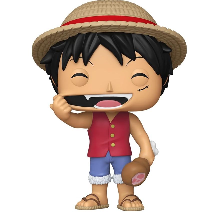 ファンコポップ ジャンボ ONE PIECE ルフィ w|肉 10インチ