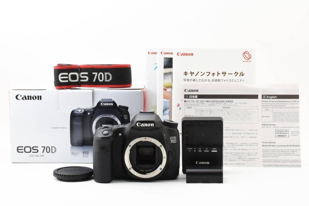 外観 キャノン Canon EOS 70D ボディ ＃3348