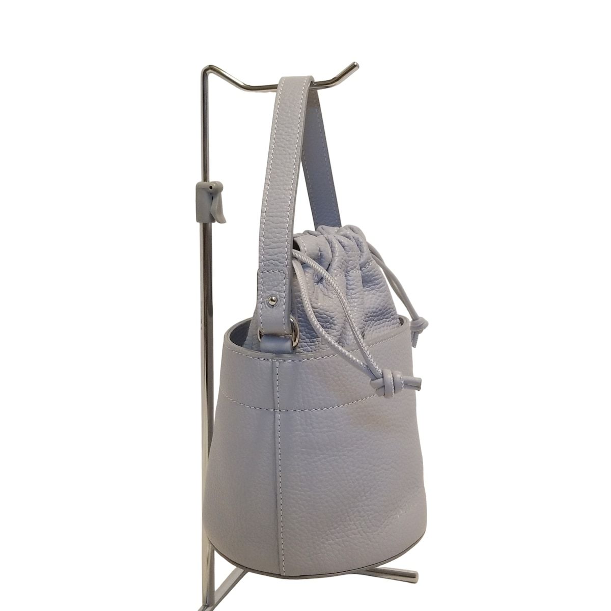 イアクッチ　ジョイア　新品　バッグ　グレー IACUCCI(イアクッチ) ハンドバッグ ジョイア ライトブルー 巾着型