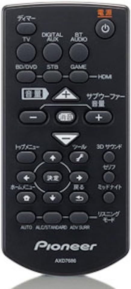 Pioneer パイオニア リモコン AXD 7686