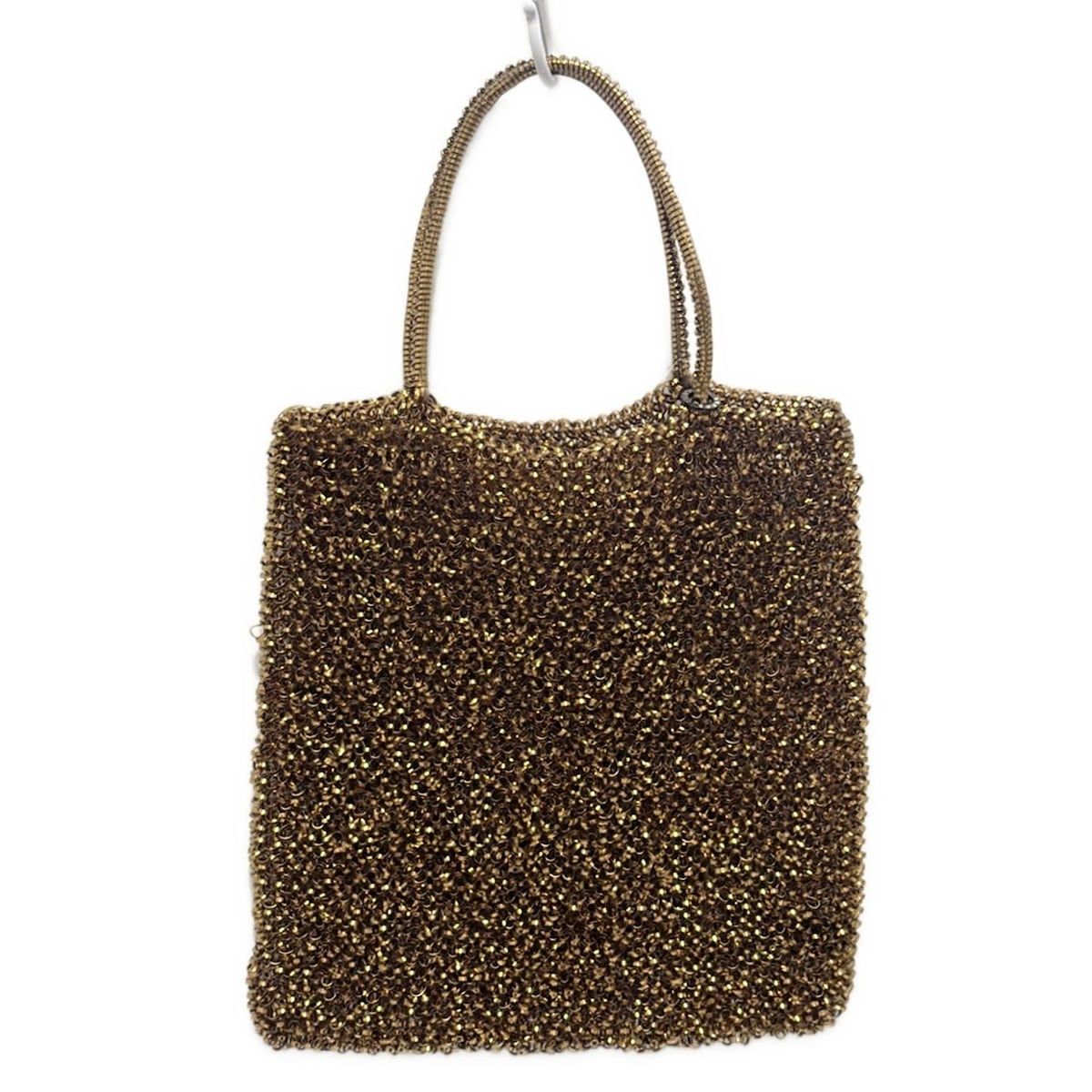 ANTEPRIMA(アンテプリマ) トートバッグ ワイヤーバッグ シャンパン