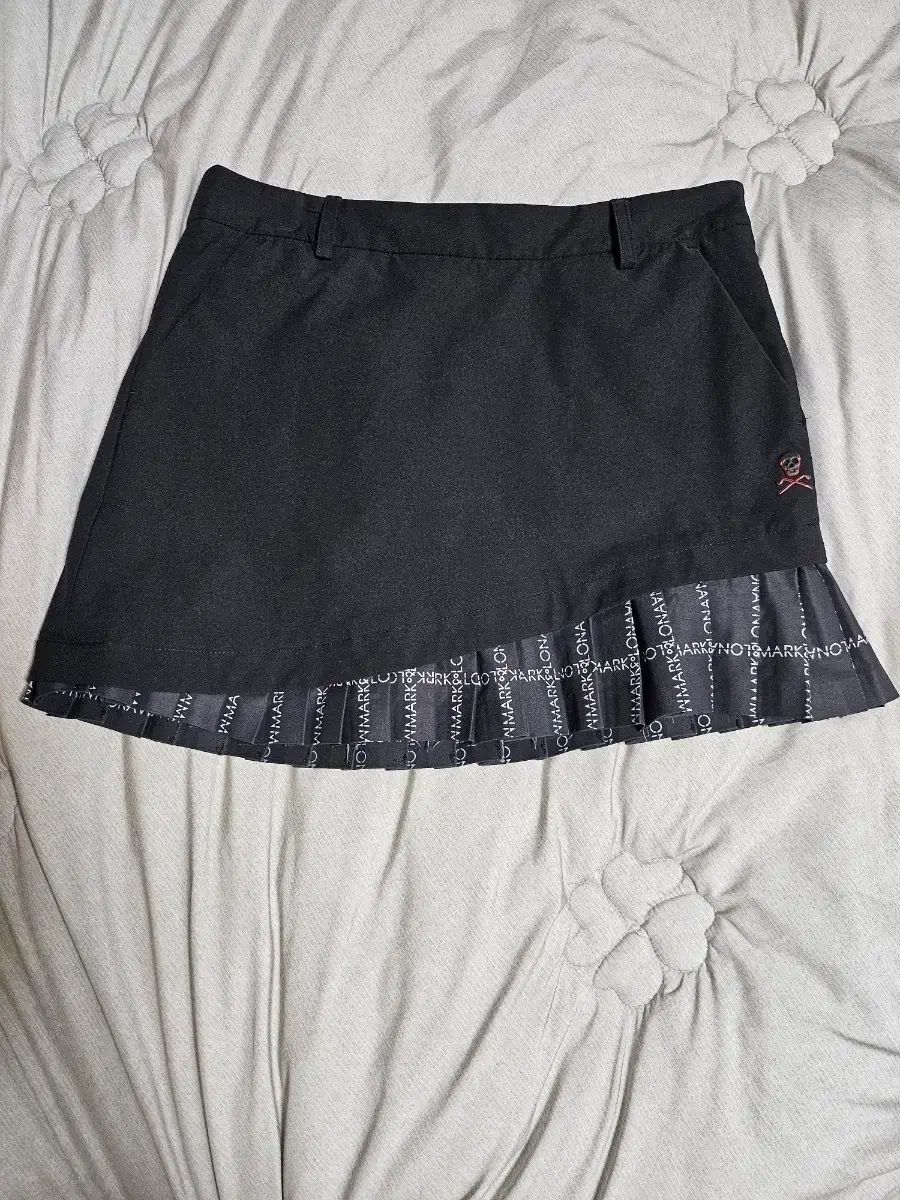 MARK LONA マークアンドロナ ブラック プリーツ スカート 36