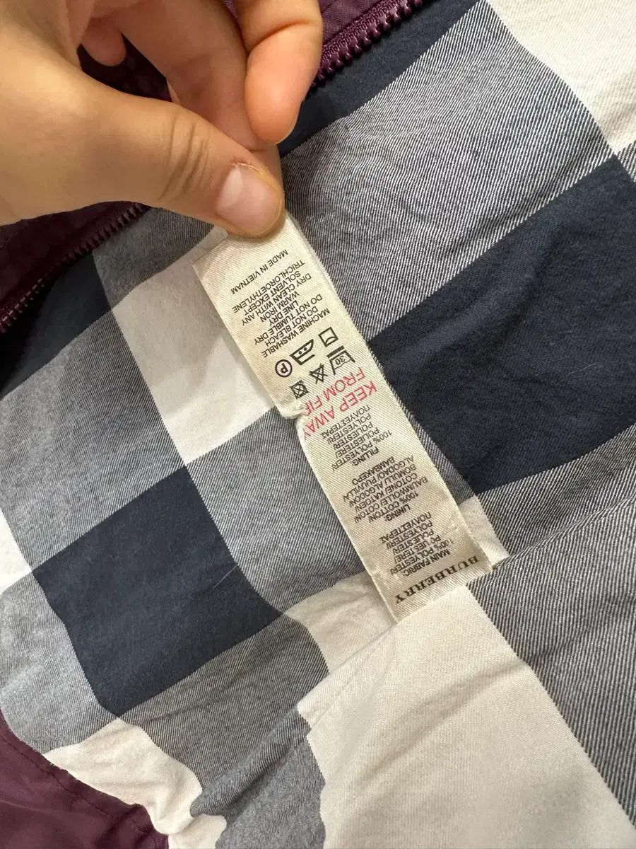  バーバリー キッズ パープル キルティング ジャケット その他 ジャケット ブルゾン