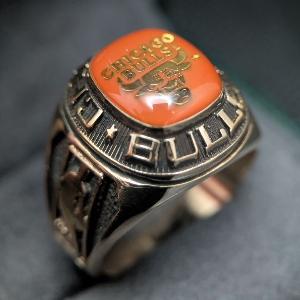 バルフォア社 USA 米国 チャンピオンリング BALFOUR製 シカゴ ブルズ NBA チームリング 23 8号 16 g
