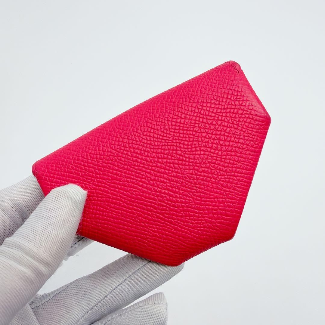 エルメス ヴォーエプソン ルヴァンキャトル ケース エルメス ヴォーエプソン ルヴァンキャトル コインケース HERMES 美品