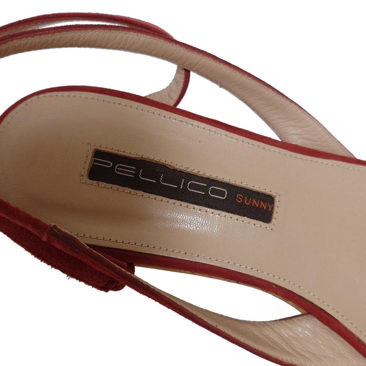 PELLICO(ペリーコ) サンダル 37 レディース - ブラウン ウェッジソール