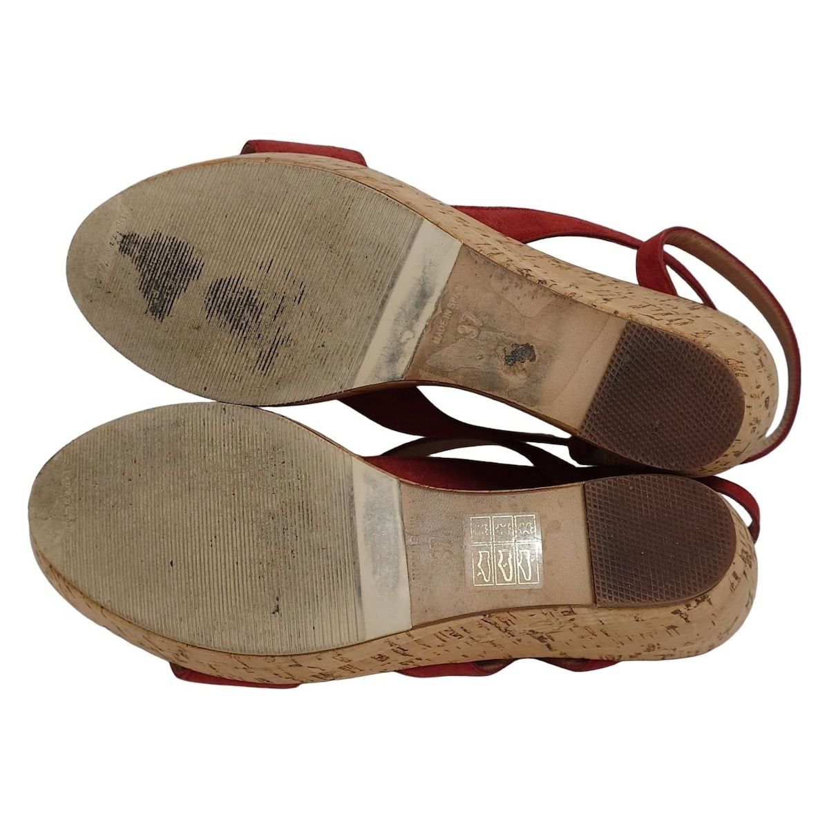 PELLICO(ペリーコ) サンダル 37 レディース - ブラウン ウェッジソール