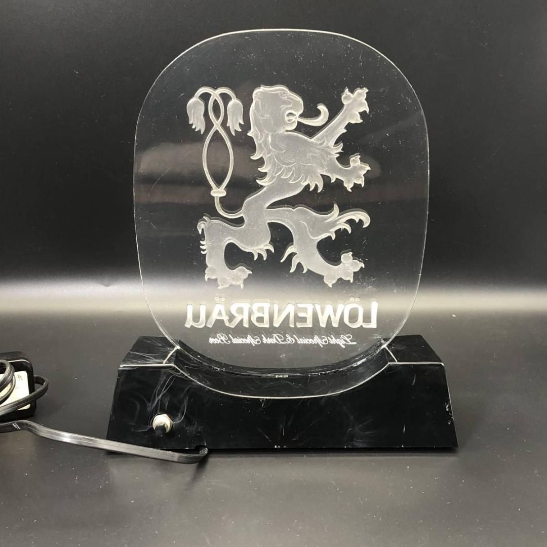 パブ サイン　電飾サイン　ローベンブロイ ビール 　ビンテージ 1970'ｓ A パブ サイン 電飾サイン LOWENBRAU BERR ( ローベンブロイ ビール