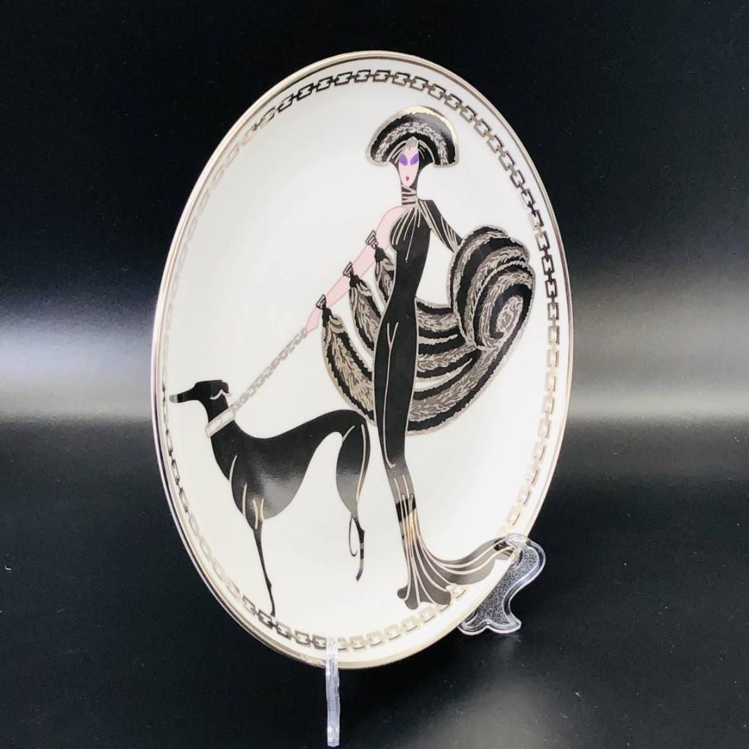 フランクリンミント エルテ （Erte）『 SYMDHONY IN BLACK 』 陶器