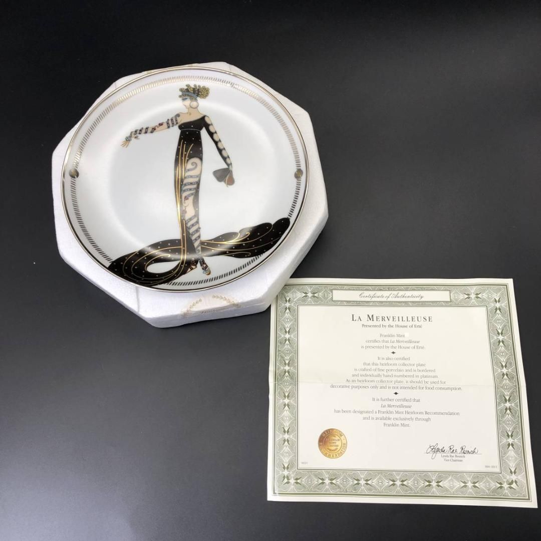 エルテ （Erte）『 LA MERVEILLEUSE 』 フランクリンミント 陶器