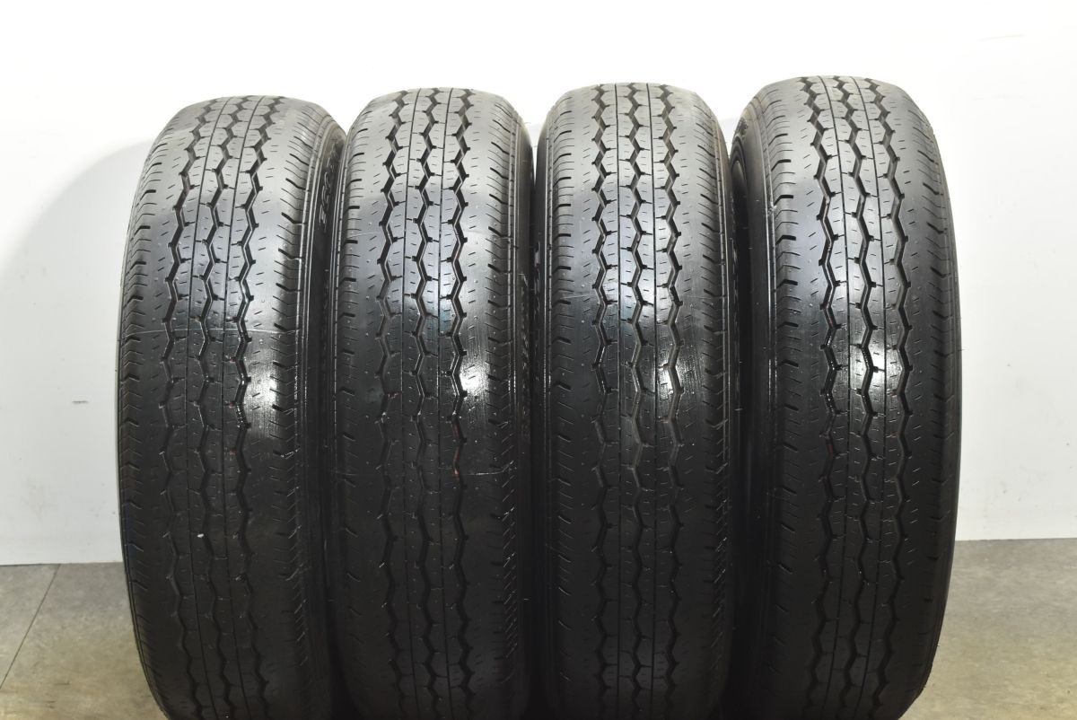 製 新車外し ブリヂストン エコピア RD 613 195 80 R 15 107 105 S LT 超バリ溝 ハイエース レジアス NV 350 キャラバン 交換用