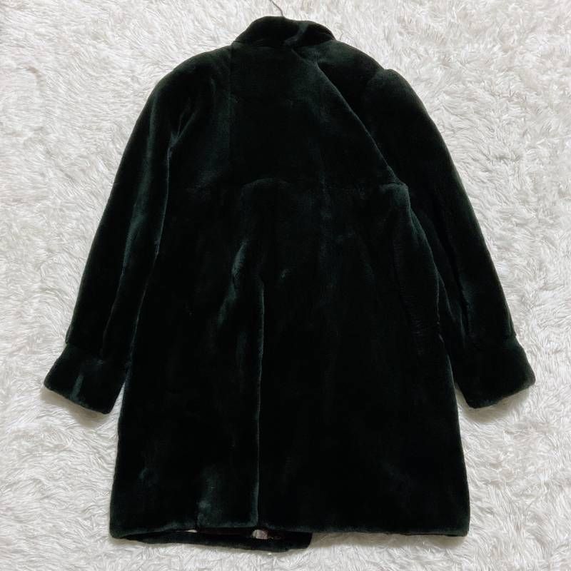 Valentino シェアードミンク サガ 裏地総柄 黒 リアルファーコート Valentino シェアードミンク サガ 裏地総柄 黒 リアルファーコート