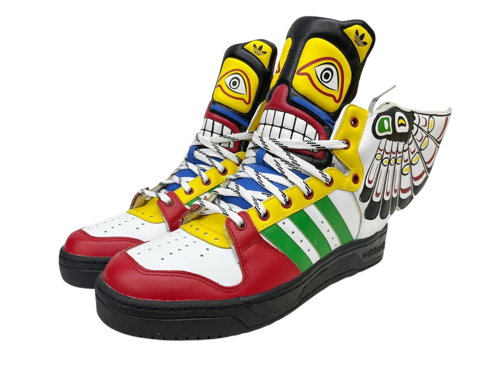 adidas ジェレミスコットウィング付きハイカットスニーカー　レア　未使用品 adidas Jeremy Scott ウィング付き ハイカット スニーカー - メルカリ