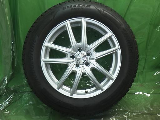 スタッドレス 20年製 エコフォルム 17インチ ブリヂストン ブリザックDM V 3