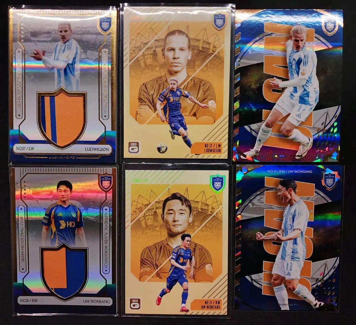 ウルサン HD ウール サンカード ルービックソン 嚴元相 オム·ウォンサン セット