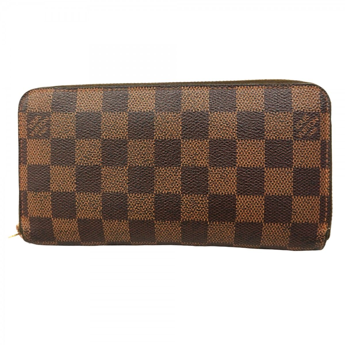 5pb1917】ルイヴィトン 長財布 ダミエ ジッピーウォレット N60015